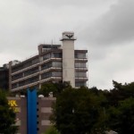 Batmanlogo op de Hogekamp